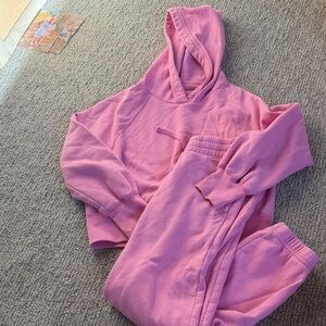 Abercrombie Kids Pink Fleece Hoodie